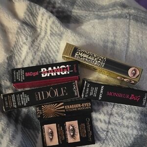 Lancome Benefit Charlotte Tilbury Tarte Black Mascara Bundle!